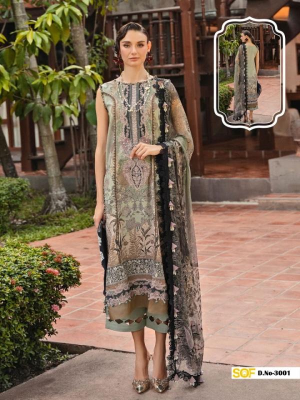 Sof Ayra B Vol-3 Karachi Dress Material